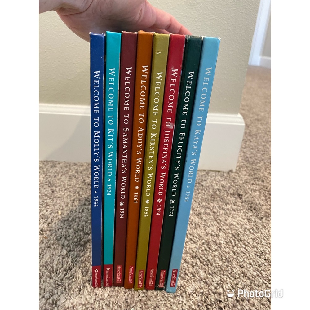 American Girl hardcover book set.
